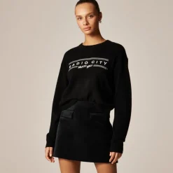 Radio City Music Hall X J.Crew Perfect cashmere crewneck sweater