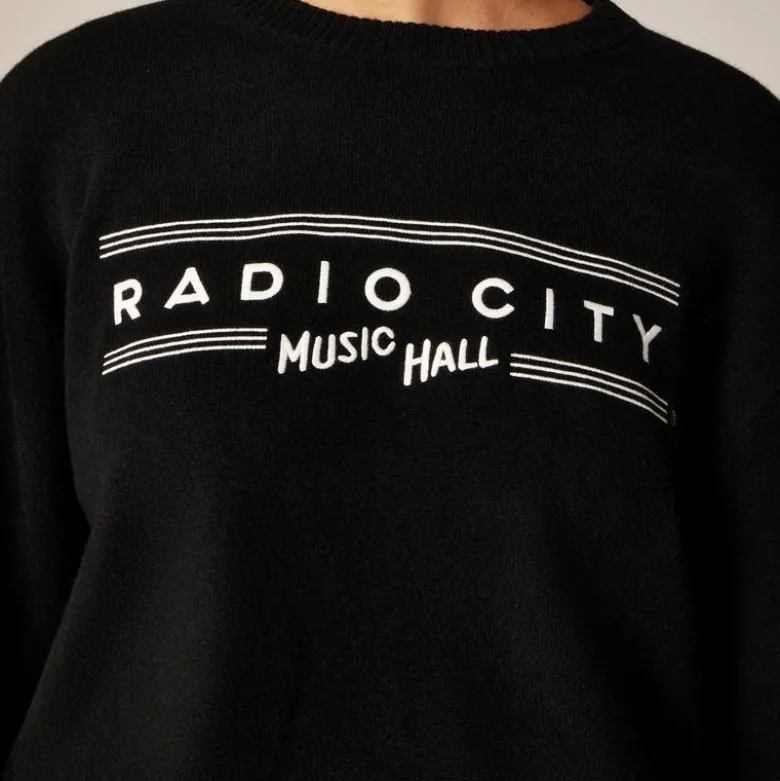Radio City Music Hall X J.Crew Perfect cashmere crewneck sweater