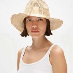 Raffia cowboy hat