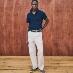 Relaxed-fit carpenter pant in faded stripe