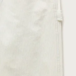 Relaxed-fit carpenter pant in faded stripe