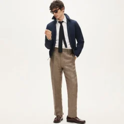 Relaxed-fit trouser in Irish linen