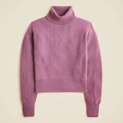 Ribbed cashmere turtleneck sweater