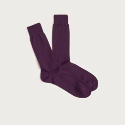 Ribbed dress socks