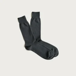 Ribbed dress socks