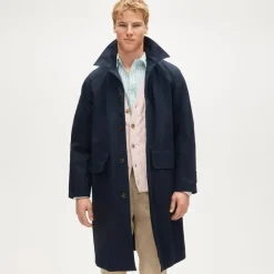 Rivington car coat in water-resistant cotton twill