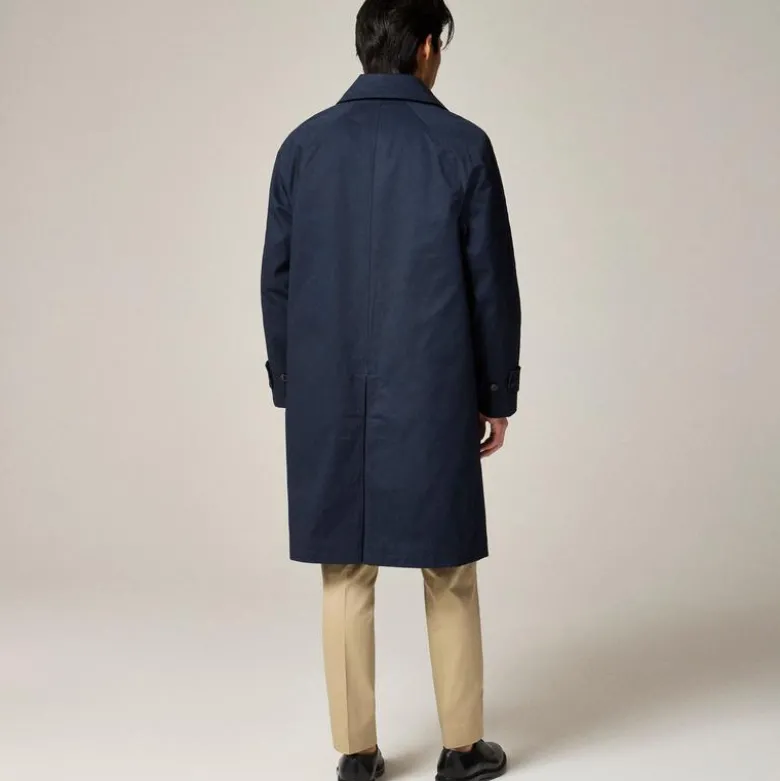 Rivington car coat in water-resistant cotton twill