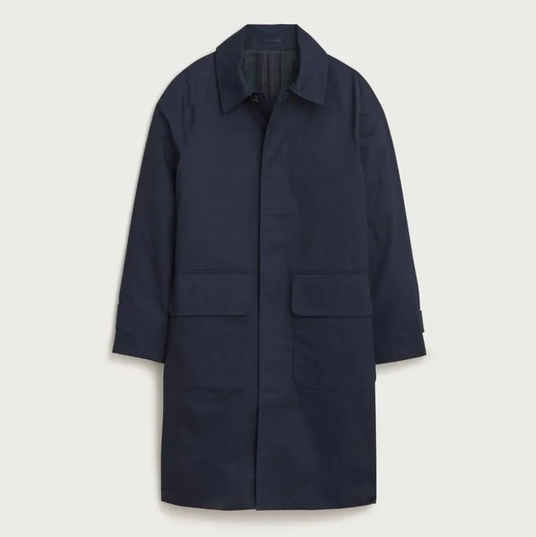 Rivington car coat in water-resistant cotton twill