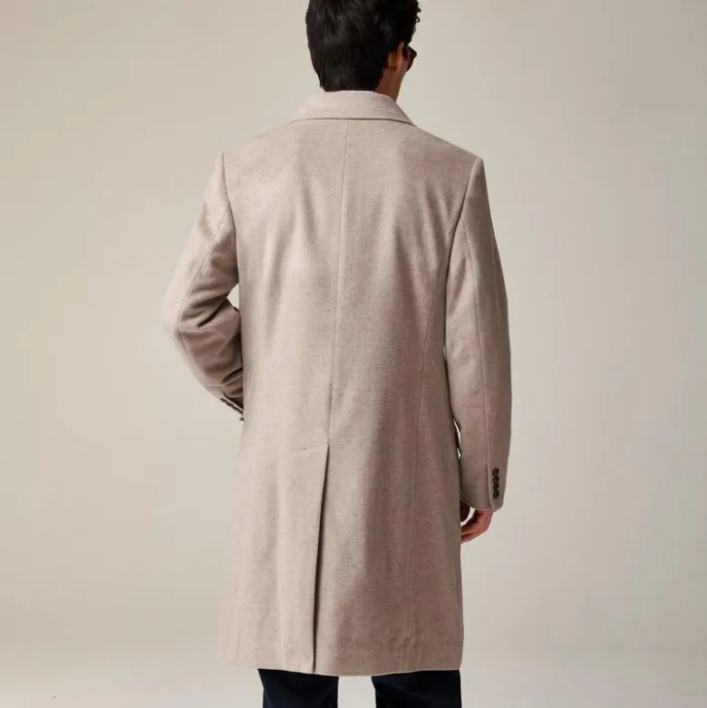 Rivington topcoat in Italian wool blend