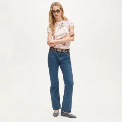 Road trip slim-fit graphic T-shirt in broken-in jersey
