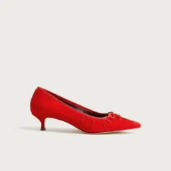 Robin ruched pumps in suede