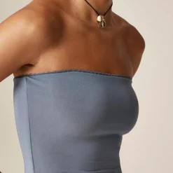 Rouje X J.Crew Cinéma strapless midi dress