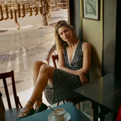Rouje X J.Crew Rencard wrap dress