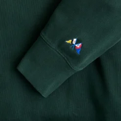 Rugby shirt with striped placket