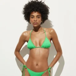 Scrunchie string bikini top