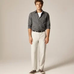 Secret Wash cotton poplin shirt with point collar