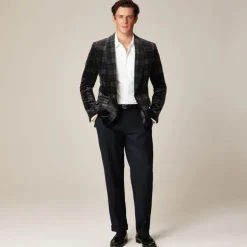 Shawl-collar dinner jacket in velvet