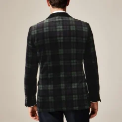 Shawl-collar dinner jacket in velvet