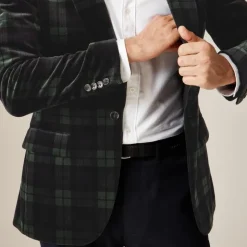 Shawl-collar dinner jacket in velvet