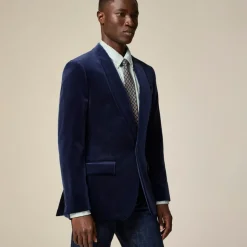 Shawl-collar dinner jacket in velvet