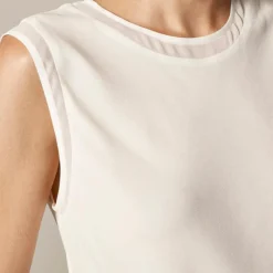 Shell top in viscose chiffon
