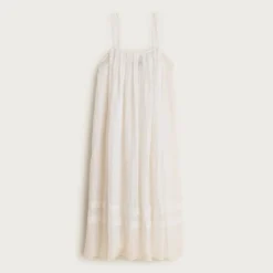 Shift midi dress in textured dot
