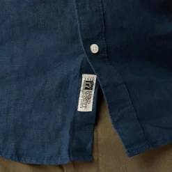 Short-sleeve Baird McNutt Irish linen shirt