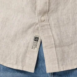 Short-sleeve Baird McNutt Irish linen shirt