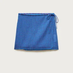 Side-tie mini skirt