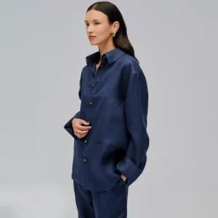SLEEPER unisex linen shirt