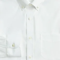 Slim Bowery wrinkle-free dress shirt with button-down collar