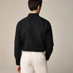 Slim Bowery wrinkle-free dress shirt with point collar