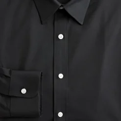Slim Bowery wrinkle-free dress shirt with point collar