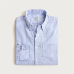 Slim Broken-in organic cotton oxford shirt