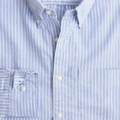 Slim Broken-in organic cotton oxford shirt