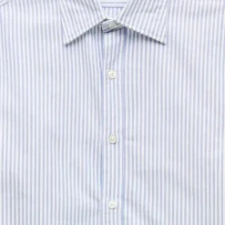 Slim Portuguese cotton oxford dress shirt