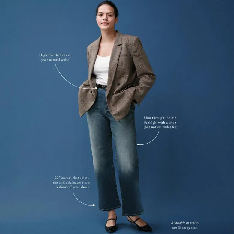 Slim-wide jean