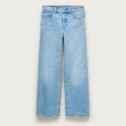 Slim-wide jean in semi-stretch