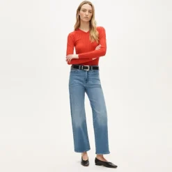Slim-wide jean in super-stretch