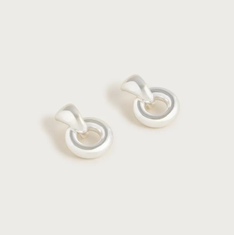 Small door knocker earrings