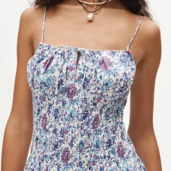 Smocked sundress in Liberty® Christelle fabric