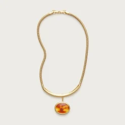 Snake chain pendant necklace