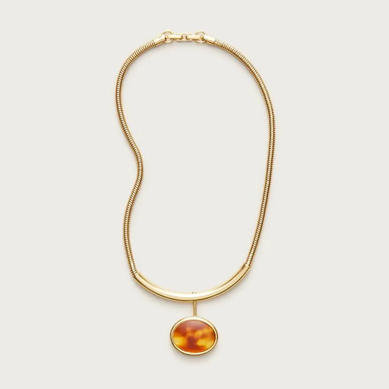 Snake chain pendant necklace