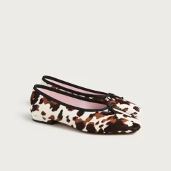 Sophie ballet flats in printed calf hair