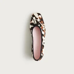 Sophie ballet flats in printed calf hair