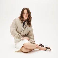 Sophie ballet flats in printed calf hair