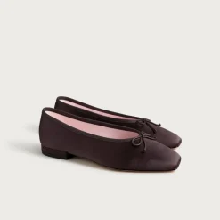 Sophie ballet flats in satin