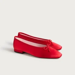 Sophie ballet flats in satin