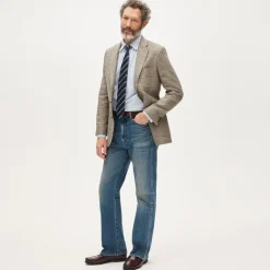 Sportcoat in English cotton-linen blend