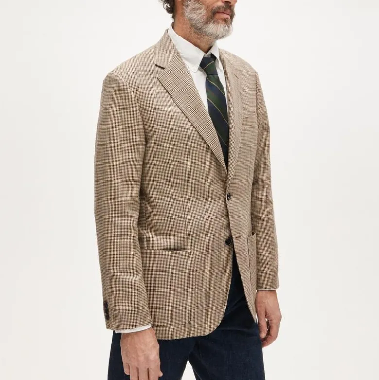 Sportcoat in English linen-wool blend